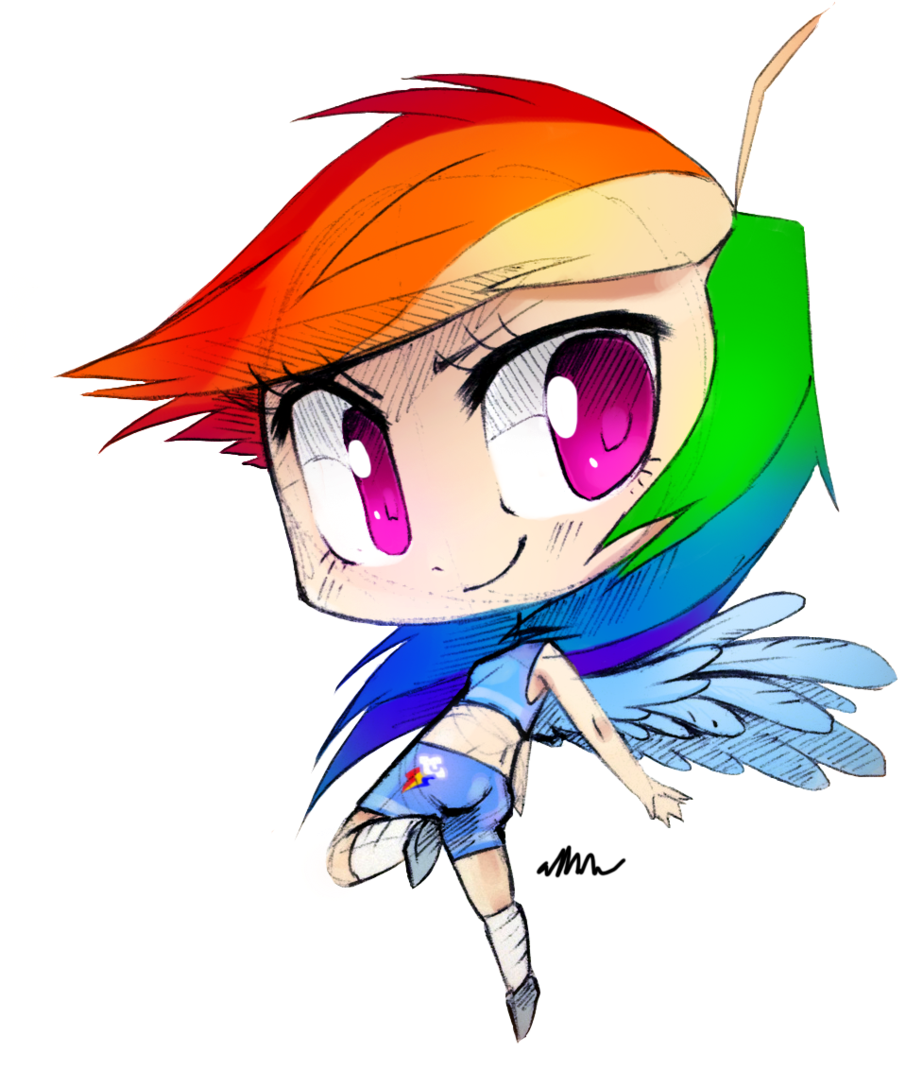 Hình Ảnh Có Liên Quan - Rainbow Dash Chibi Human (1024x1118)