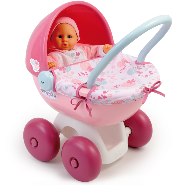 Коляска С Люлькой Для Куклы Baby Nurse Smoby - Smoby Baby Nurse Pram (800x800)