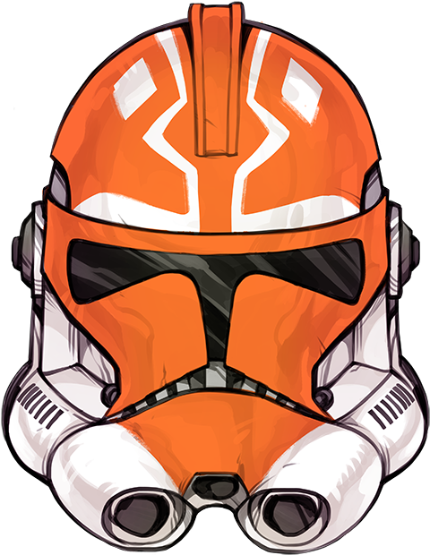 Football Helmet Clipart Outline - 332nd Clone (500x641)