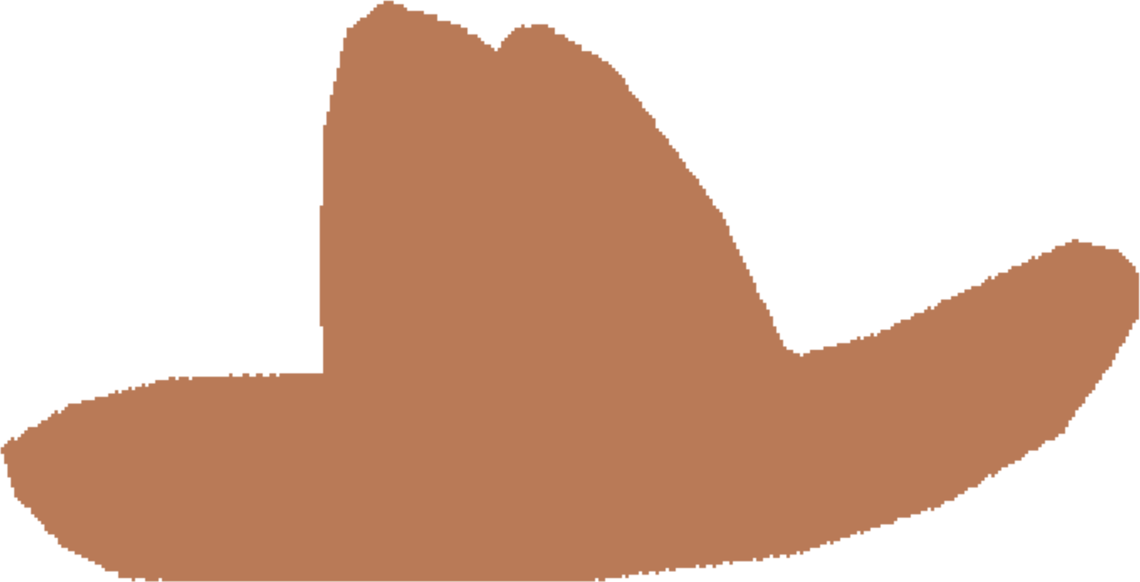 Cowboy Hat Clipart Big Hat - Cowboy Hat (2273x1161)