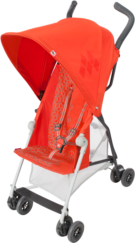 Maclaren Коляска Прогулочная С Регулируемой Спинкой - Maclaren Mark Ii Pushchair - Spicy Orange (658x1000)