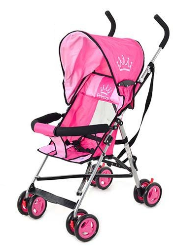 Детская Прогулочная Коляска Bambi Rametto S5-1 Малиновый - Baby Transport (355x500)