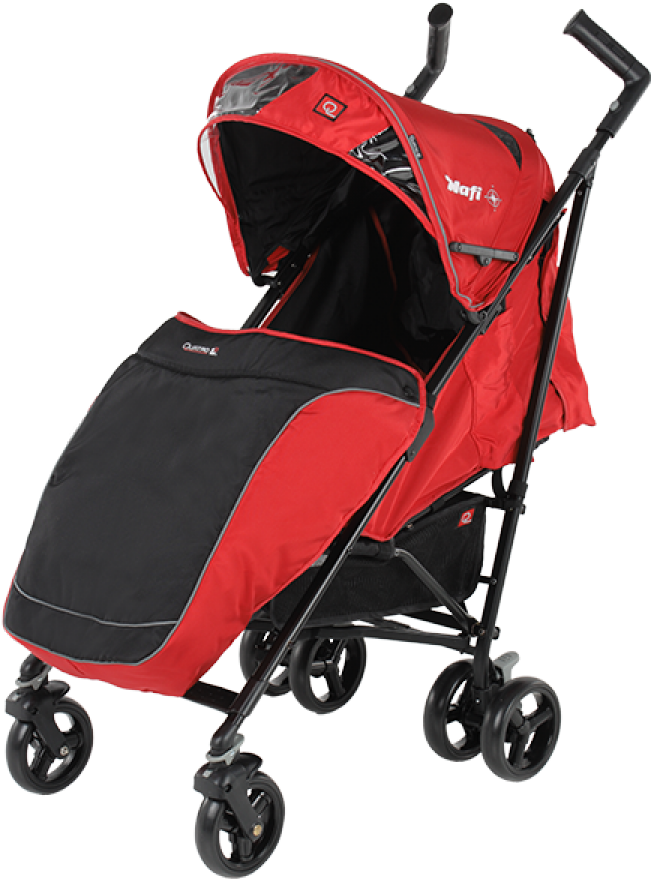 Коляска-трость Quatro Nafi 01 Красный - Prenatal Buggy Sterren (900x900)
