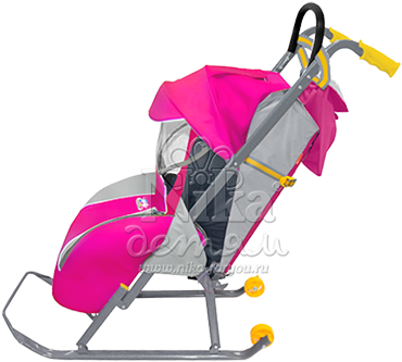 Коляска Ника Детям 1 С Колесом - Санки Коляска Ника Детям 1 (372x398)