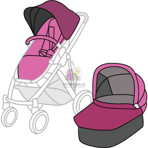 Универсальная Коляска 2 В - Baby Transport (575x575)