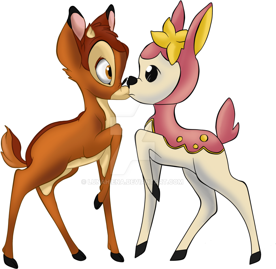 Bambi X Deerling By Lunahiena - Deerling Devianart (1024x959)