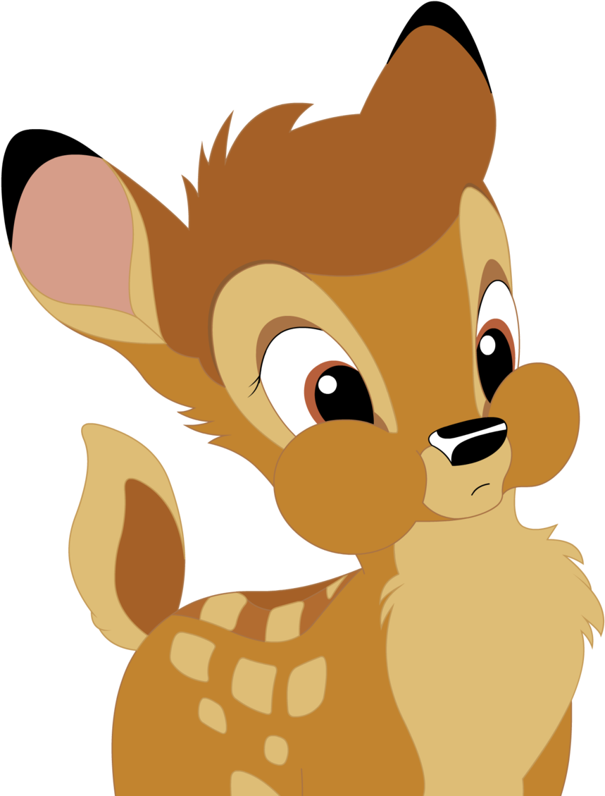 Bambi Puffy Cheeks By Dachshunddestroyer Bambi Puffy - Bambi Png (1024x1130)