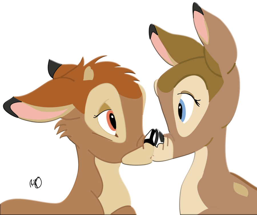 Bambi And Faline By Summersun25 - Bambi And Faline Png (900x752)