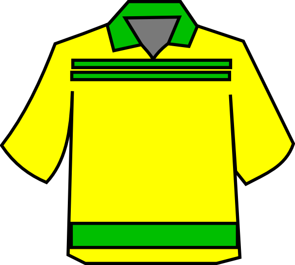 Club Shirt Yellow Clip Art At Clkercom Vector - Club Shirt Yellow Clip Art At Clkercom Vector (600x540)