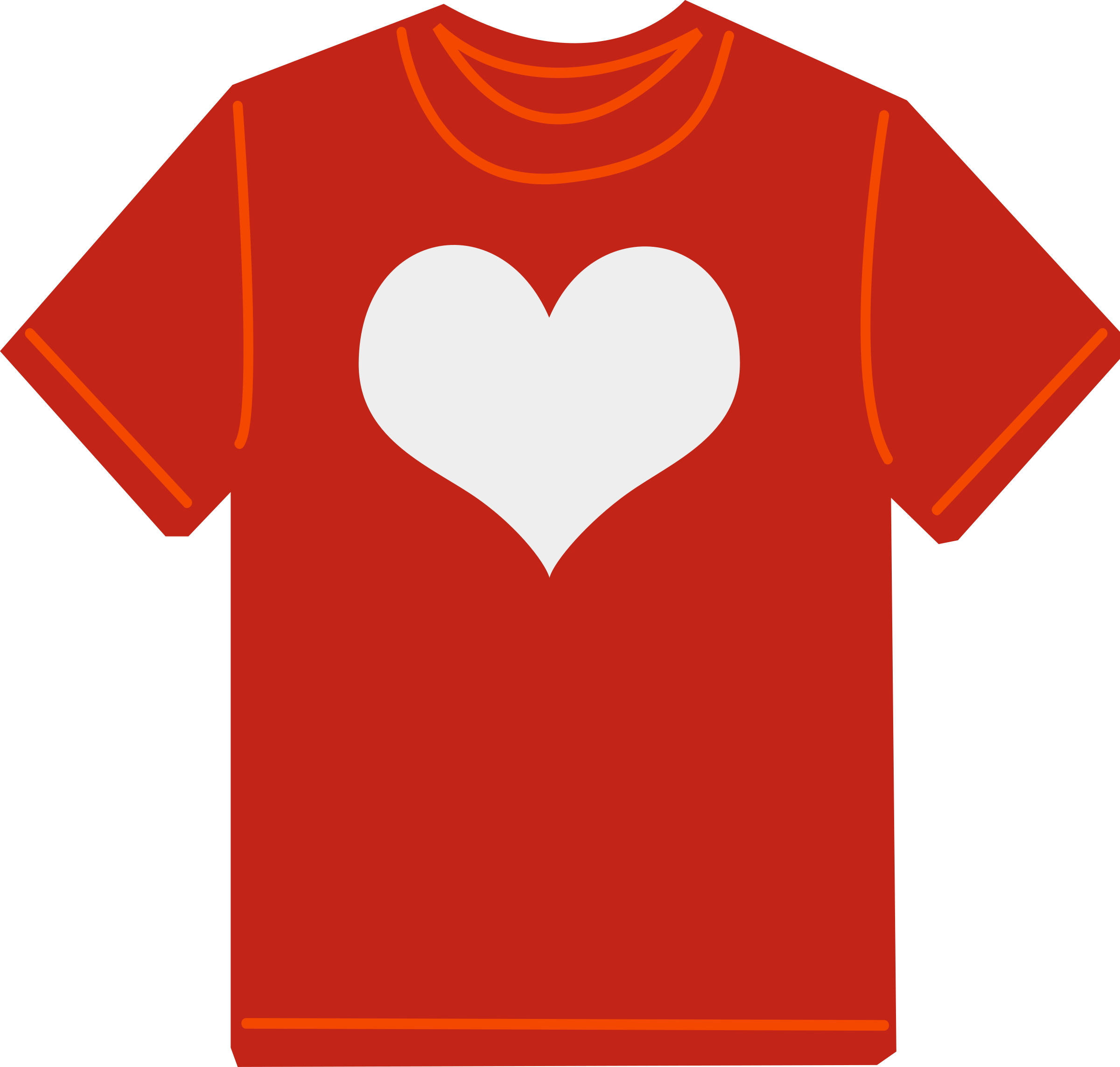 Red Shirt Clipart - Tshirt Clipart (2400x2287)