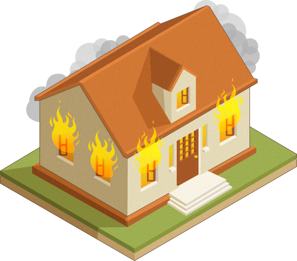 Find The Best Deals For Your Fire Insurance For Free - House (600x526)