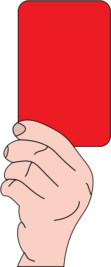 Football Referee Shirt - Referent, Der Eine Rote Karten-flasche Zeigt Flachmann (1000x1000)