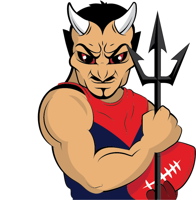 2016 Was The Last Season Of Paul Roos' Three-year Stay - Melbourne Demons Cartoon (792x777)
