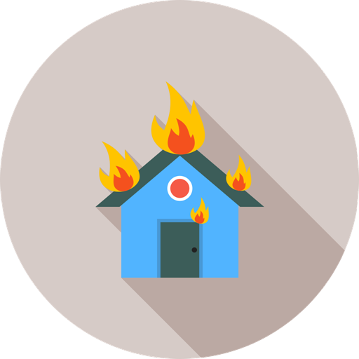 House On Fire - Circle (512x512)