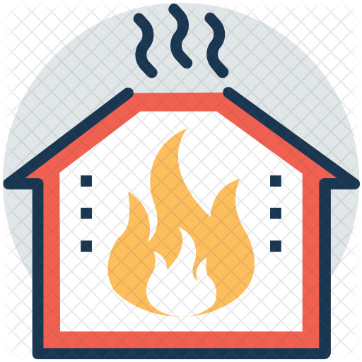 Home Fire Icon - Icon (512x512)