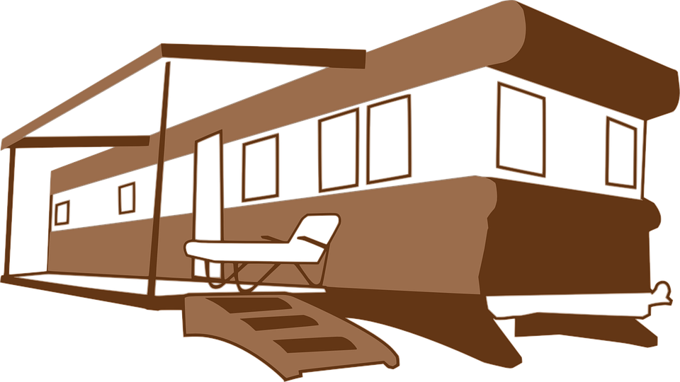 House Outline Cliparts 9, - Trailer Park Vector (960x540)