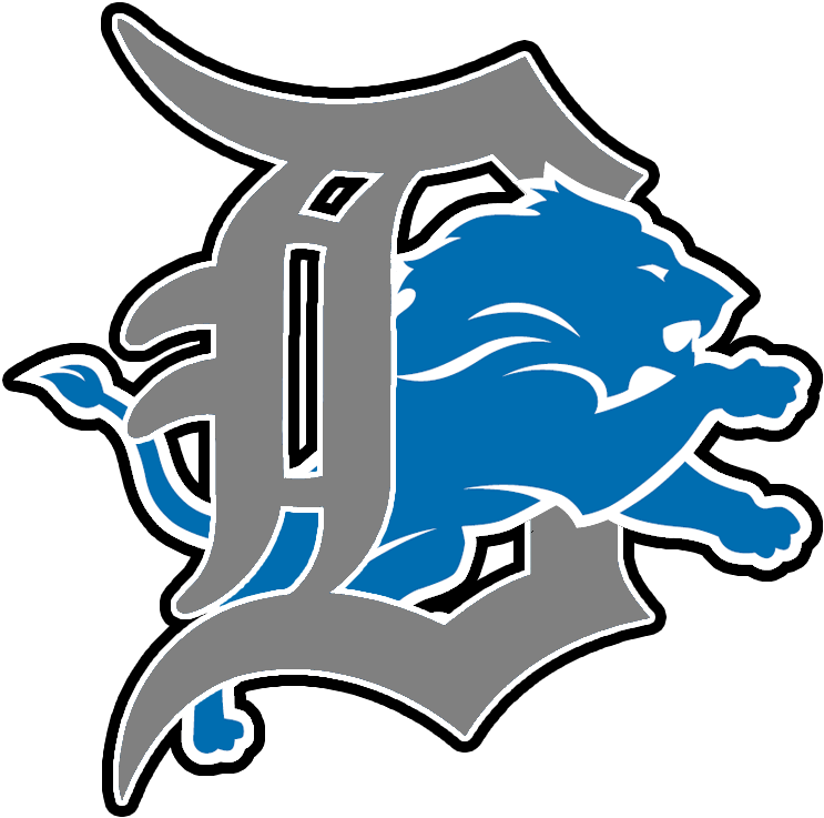 Detroit Lions Logo - Bexley High School Logo (900x792)