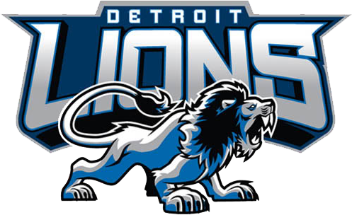 Detroit Lions Team Logo Mini Decal - New Detroit Lions Logo (497x304)