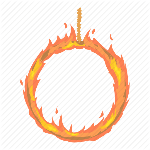 Cartoon Fire Png - Ring Of Fire Cartoon (512x512)