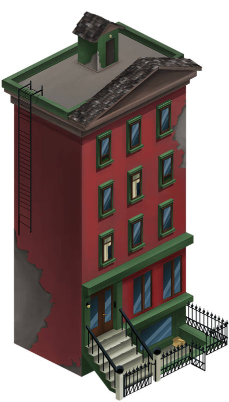 Building House Apartment Clip Art - Building House Apartment Clip Art (512x828)