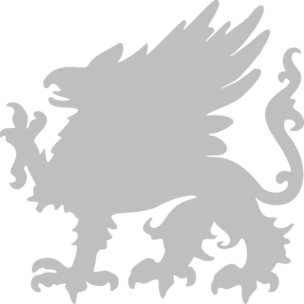 Silver Griffin Clip Art - Griffin Clip Art Transparent (600x600)