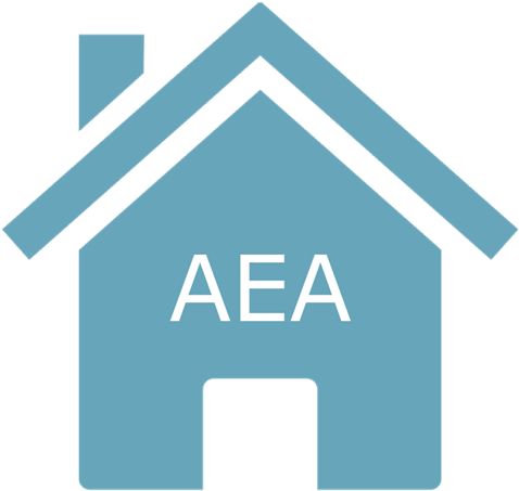 Aea House Logo - Gif Animation Home Icon Gif - (500x477) Png Clipart  Download