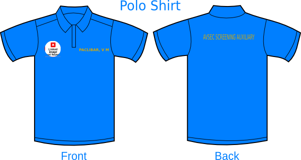 Auxiliary Uniform 11th Pcas With Logo Clip Art At Clker - T Shirt Polo Blue (600x320)