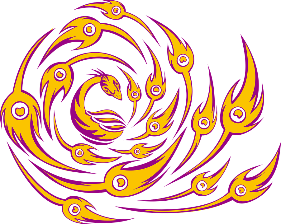 Firebird Cliparts 24, - Fire Peacock (902x720)