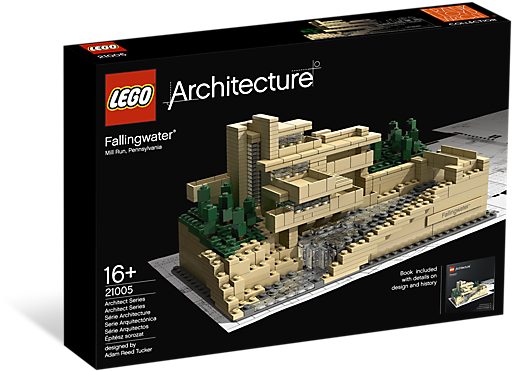 Celebrate Frank Lloyd Wright&rsquo - Lego Falling Water House (600x450)