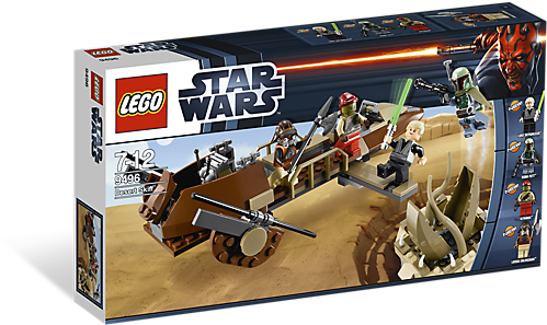 Overpower The Renowned Bounty Hunter, Boba Fett To - Lego Star Wars 9496 Desert Skiff (600x450)