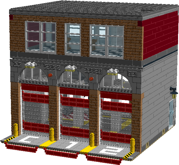 By Pushing The Building Nearly To The Limit Of The - Fire Department Building Png (922x725)