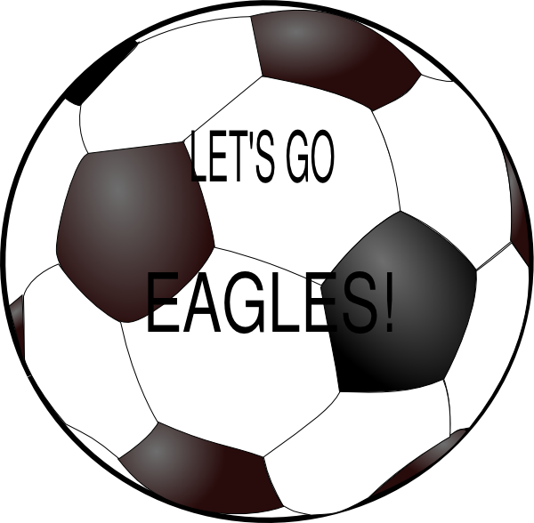 Eagles Soccer Ball Clip Art - Soccer Ball Clip Art (600x588)