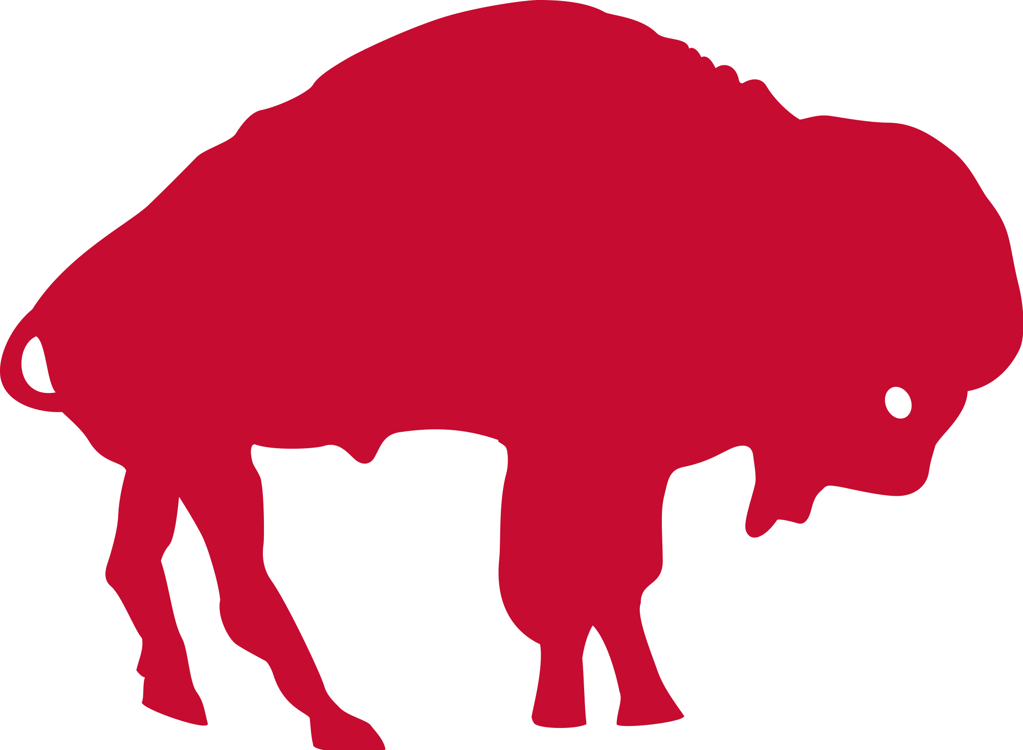 Buffalo Bill Clipart Vector Pencil And In Color Buffalo - Old Buffalo Bills Logo (2000x1466)