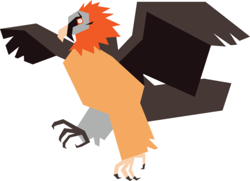 Ah, Yes, The Lammergeier Is A Literal Dragon, And According - Illustration (500x363)