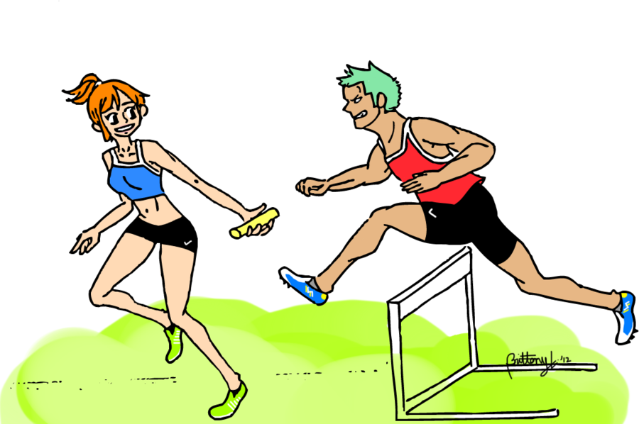 Track And Field By Thebrittanylee On Clipart Library - Anime Track And Field (900x598)