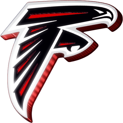 Falcons Logo Clipart - Atlanta Falcons 3d Logo (550x522)