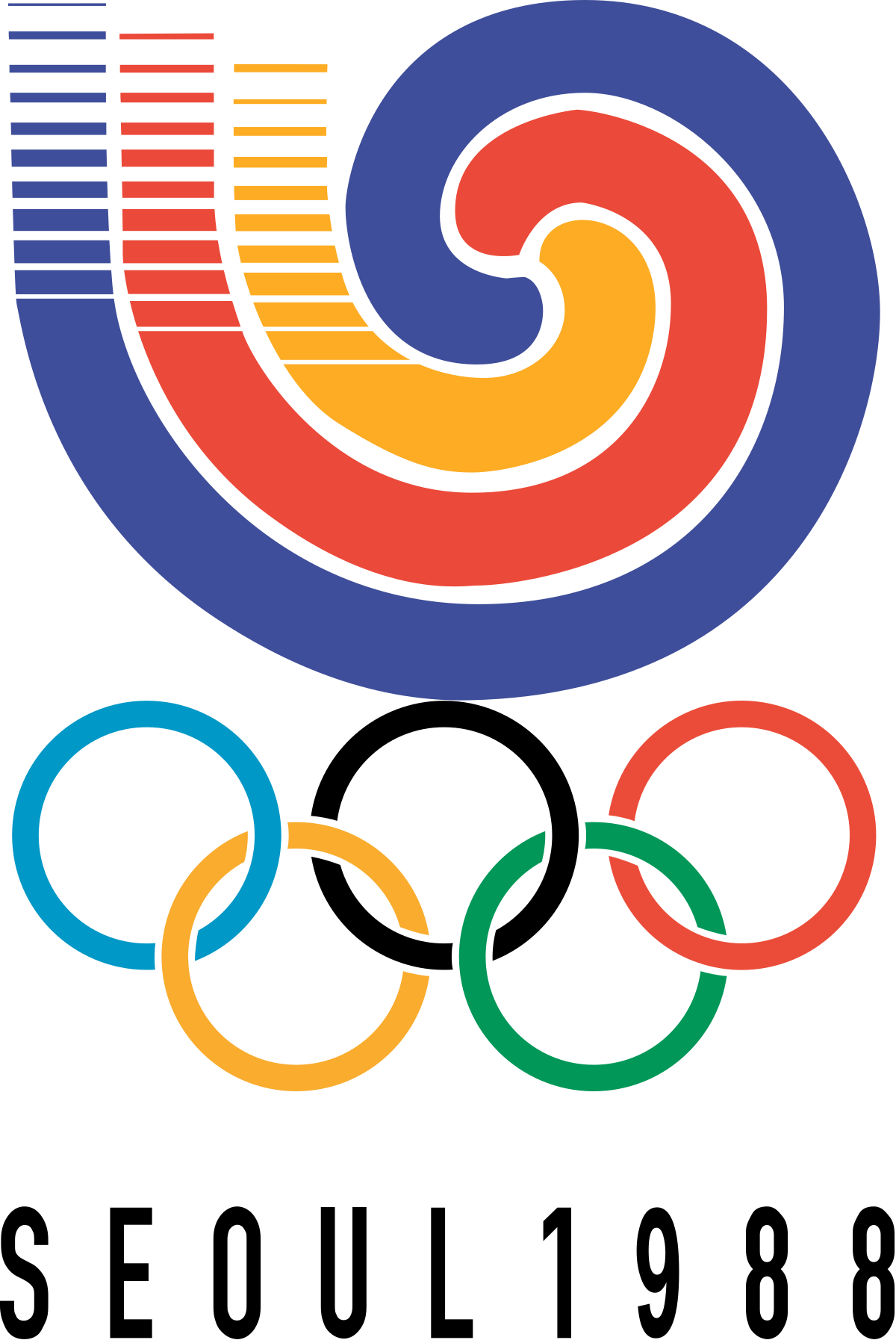 1988 Summer Olympics - Seoul 1988 Logo (1200x1794)