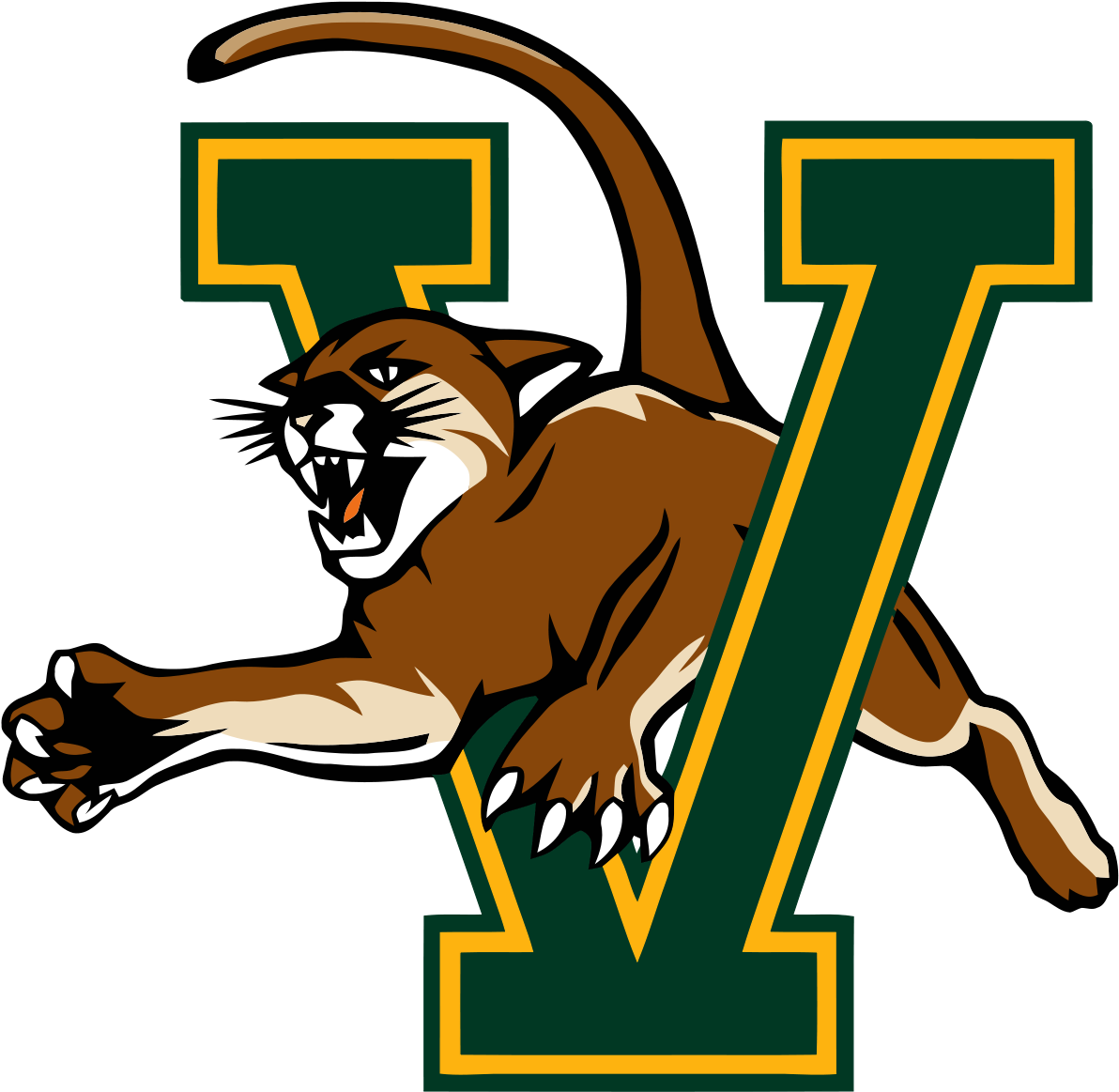 Click To Enlarge University Of Vermont Catamounts - University Of Vermont Catamounts (1200x1175)