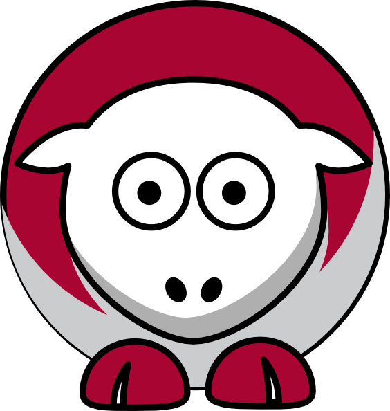 Sheep Alabama Crimson Tide Team Colors - Cal State Fullerton Titans (564x594)