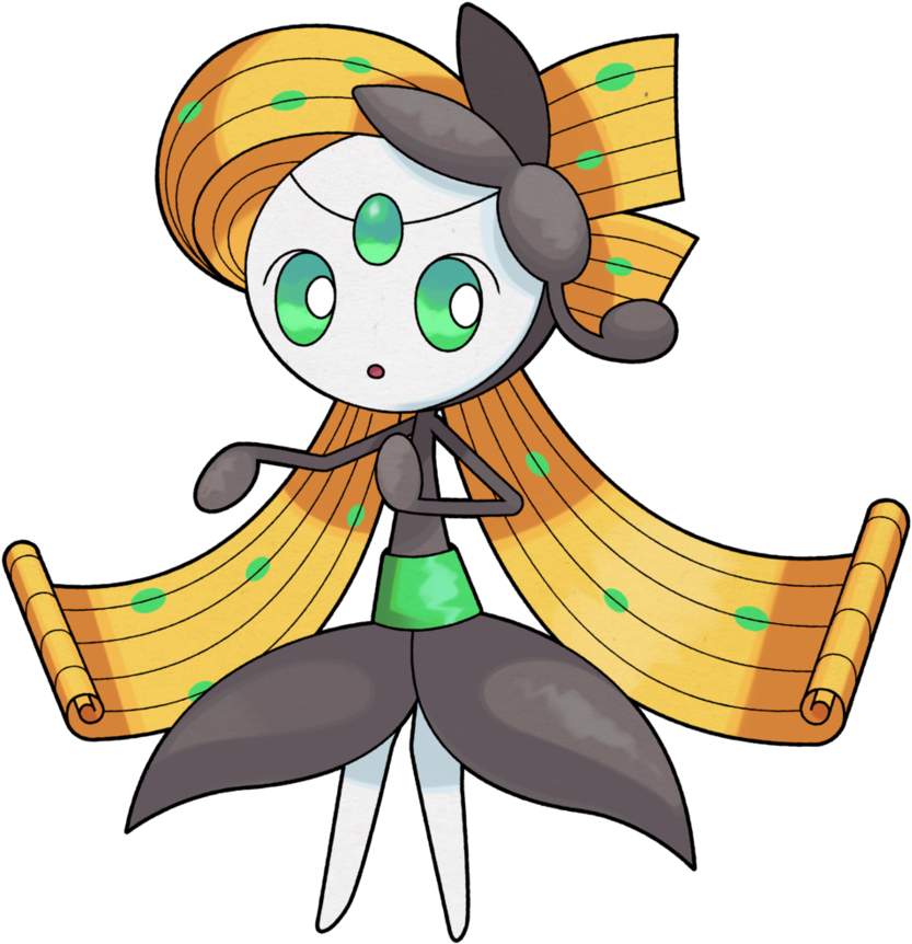 Meloetta Scaena Forme - De Pokemon Meloetta Scaena (894x894)