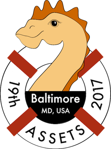 The Assets 2017 Logo Shows Chessie The Chesapeake Bay - Cartoon (380x508)