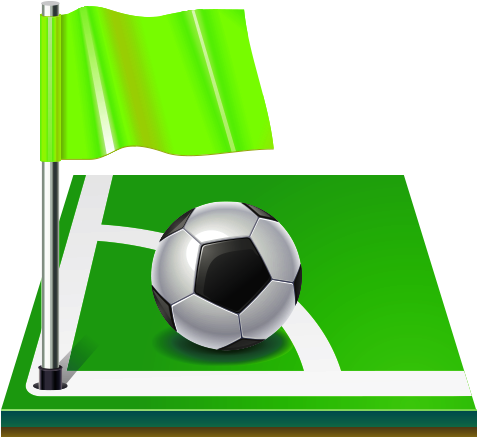 Cartoon Football Field - Cartoon Football Field (500x500)