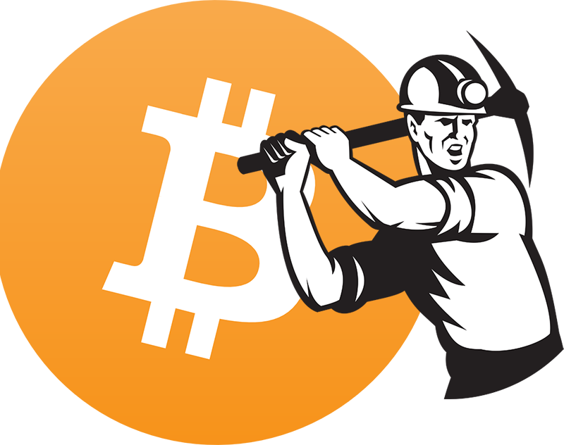 Майнинг Биткоинов 2017 Без Вложений - Bitcoin Miner Logo Png (800x632)