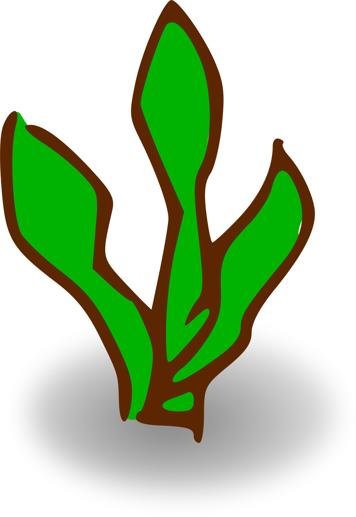 Clipart Info - Cartoon Sea Plants (1245x1807)