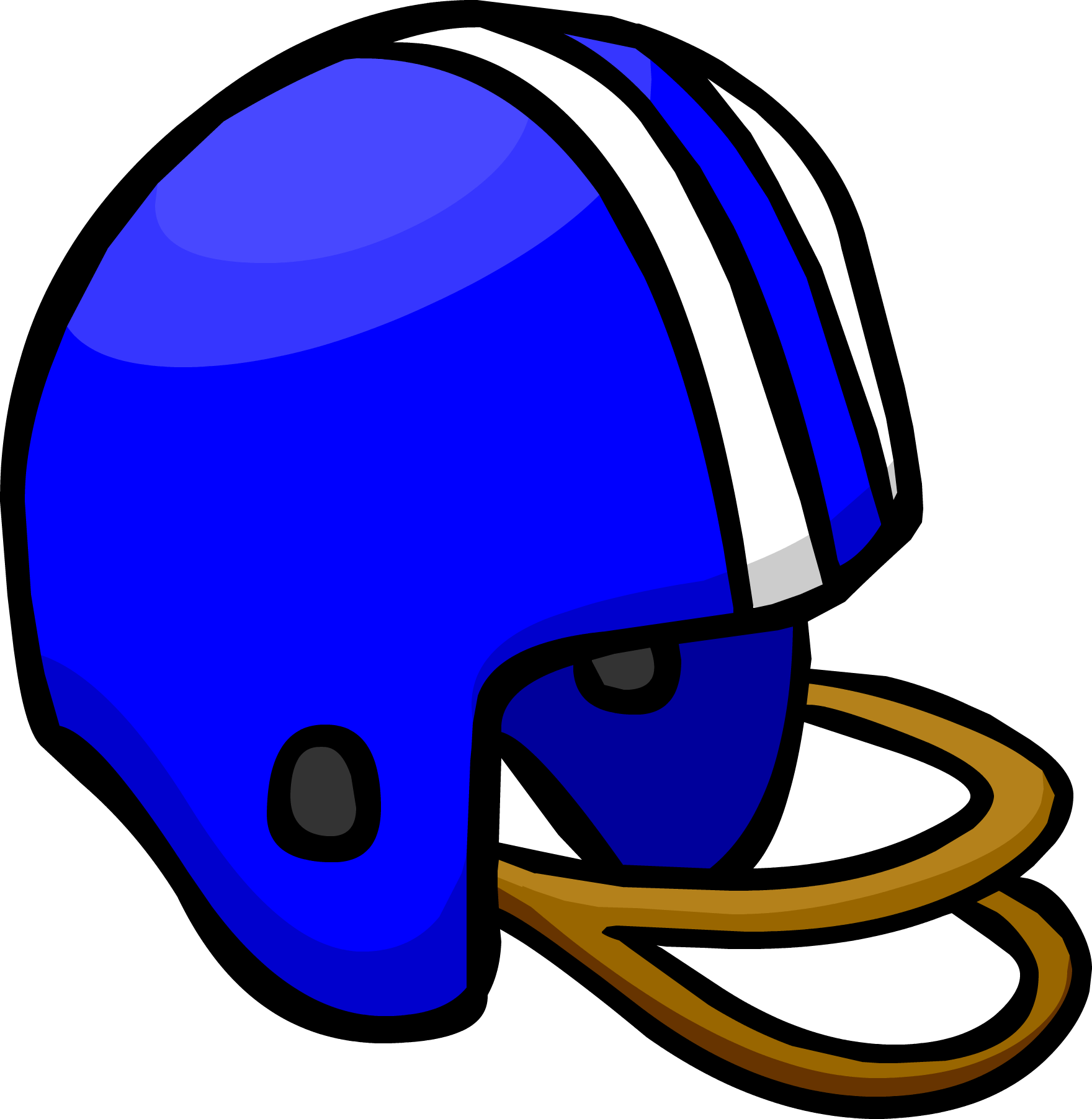 Blue Football Helmet - Blue Football Helmet (1760x1804)