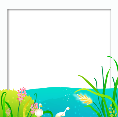 กรอบสีขาว ติดภาพเวกเตอร์น่ารักๆ สำหรับคนที่ชอบการ์ตูนค่ะ - แม่น้ำ การ์ตูน Png (412x407)