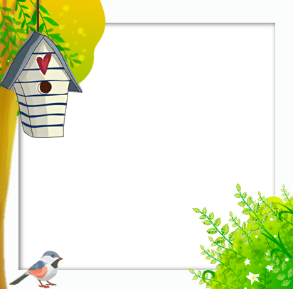 กรอบสีขาว ติดภาพเวกเตอร์น่ารักๆ สำหรับคนที่ชอบการ์ตูนค่ะ - Home Sweet Home - Names / Family Name Personalised (412x407)