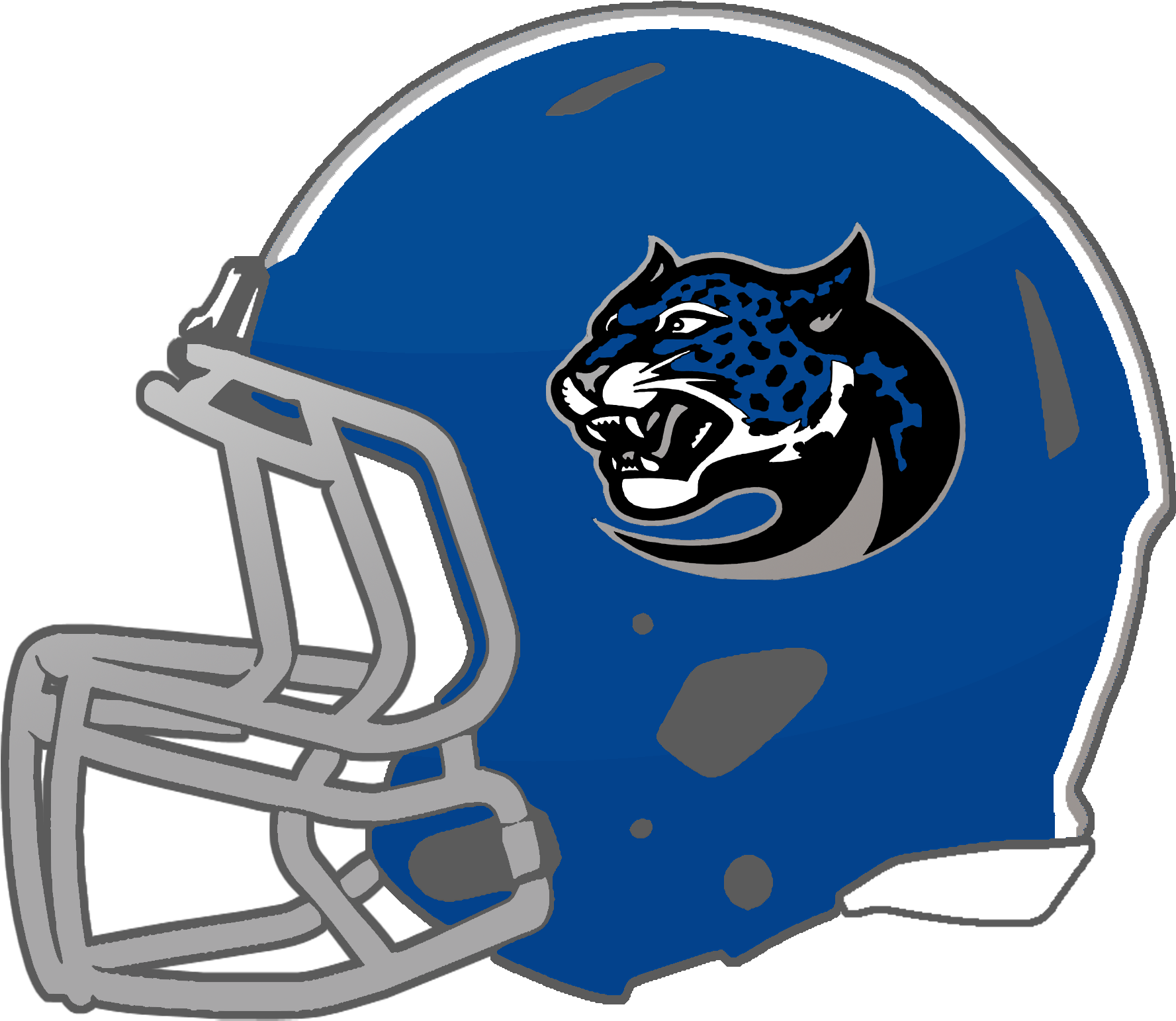 Jeff Davis County Jaguars - Football Helmet (1800x1565)