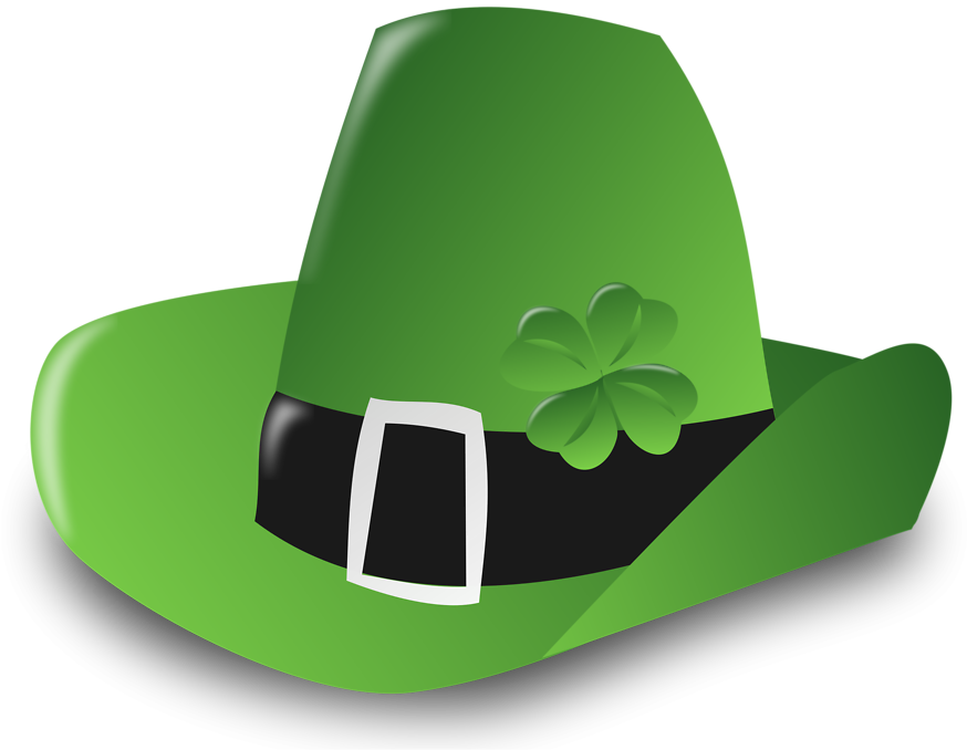 Leprechaun Hat 6, Buy Clip Art - St Patrick's Day March 2018 Calendar (958x958)