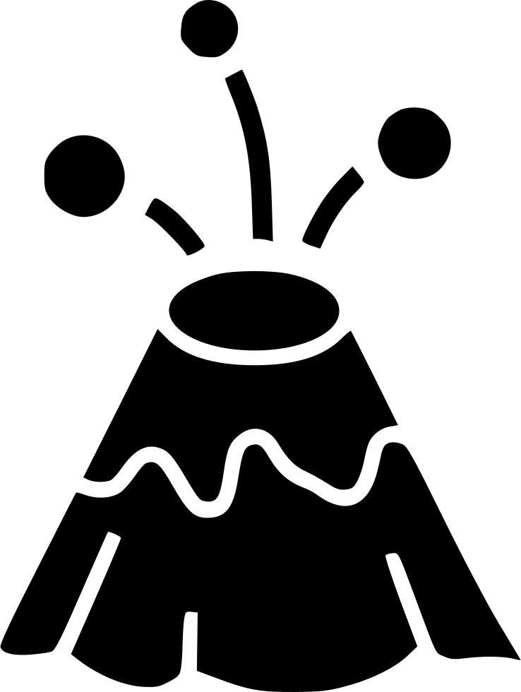 Png File - Volcano (738x980)